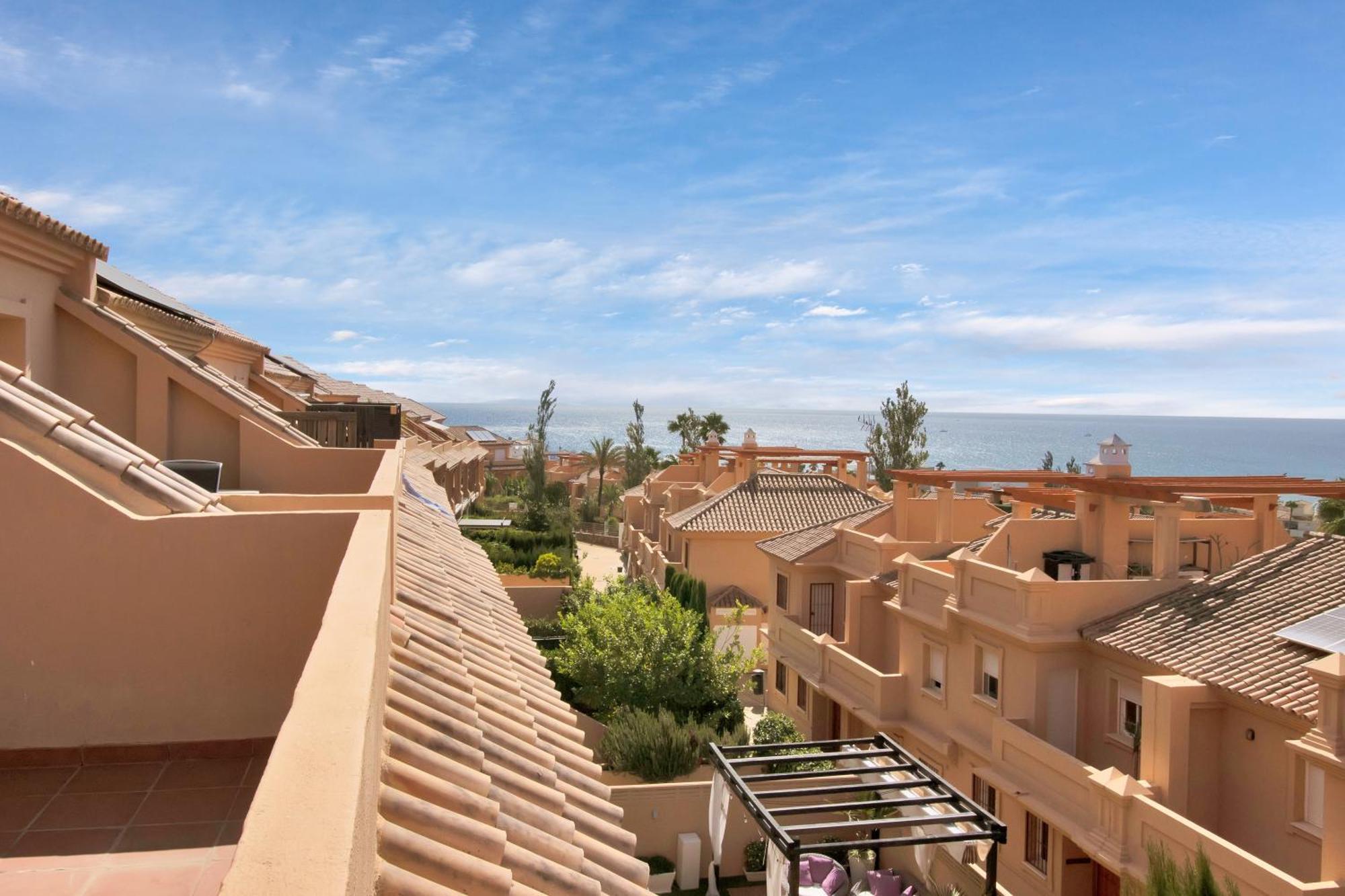 Willa Elegante Adosado Con Con Vistas Al Mar Y Piscina - Costa Galera Park 10 4 Estepona Zewnętrze zdjęcie